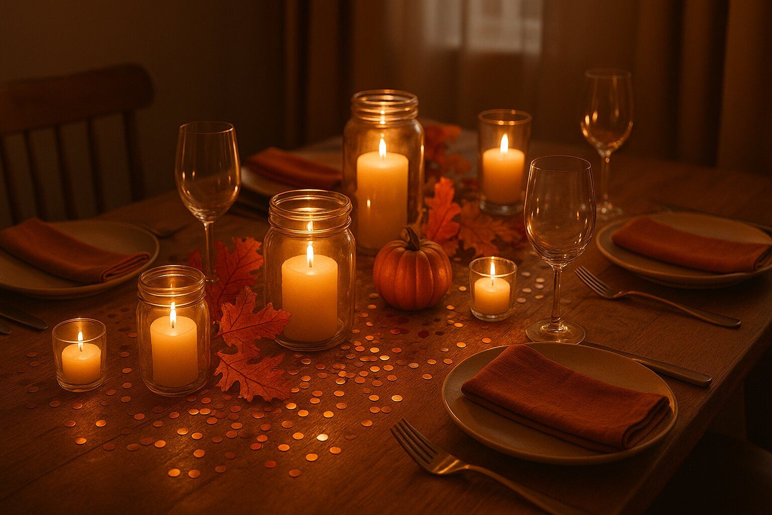5 Budget-Friendly Fall Centerpiece Ideas with Confetti