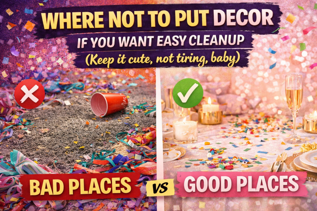 Where Not to Put Decor If You Want Easy Cleanup